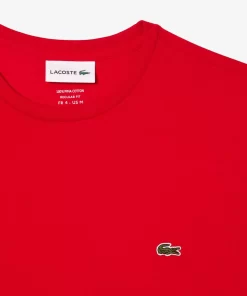 Lacoste T-Shirts-Crew Neck Pima Cotton Jersey T-Shirt