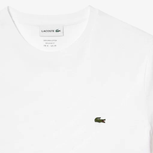 Lacoste T-Shirts-Crew Neck Pima Cotton Jersey T-Shirt