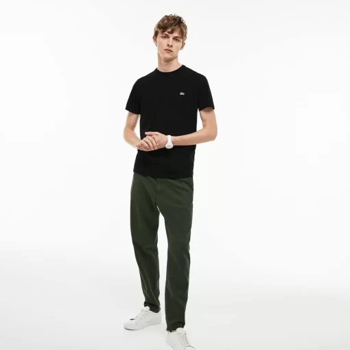 Lacoste T-Shirts-Crew Neck Pima Cotton Jersey T-Shirt