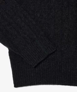 Lacoste Knitwear-Crew Neck With Cable Detail