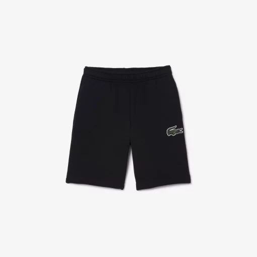 Lacoste Girl Clothing-Croc Badge Fleece Shorts