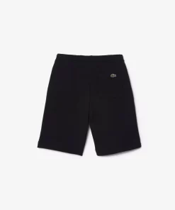 Lacoste Girl Clothing-Croc Badge Fleece Shorts