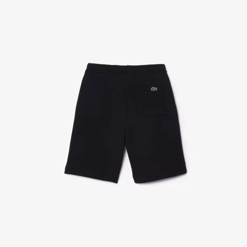 Lacoste Girl Clothing-Croc Badge Fleece Shorts