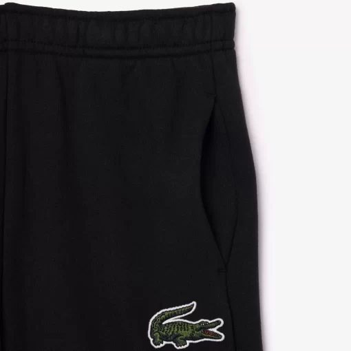 Lacoste Girl Clothing-Croc Badge Fleece Shorts