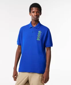 Lacoste Polo Shirts-Croc Badge Pique Polo Shirt