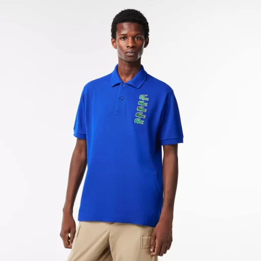 Lacoste Polo Shirts-Croc Badge Pique Polo Shirt