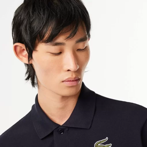 Lacoste Polo Shirts-Croc Badge Pique Polo Shirt