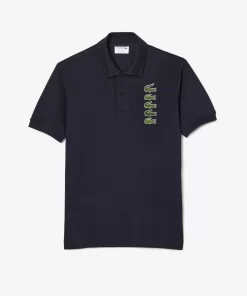 Lacoste Polo Shirts-Croc Badge Pique Polo Shirt