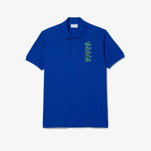 Lacoste Polo Shirts-Croc Badge Pique Polo Shirt