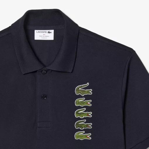 Lacoste Polo Shirts-Croc Badge Pique Polo Shirt