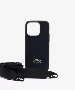 Lacoste Iphone Cases-Croc Embroidery Iphone 15 Pro Case