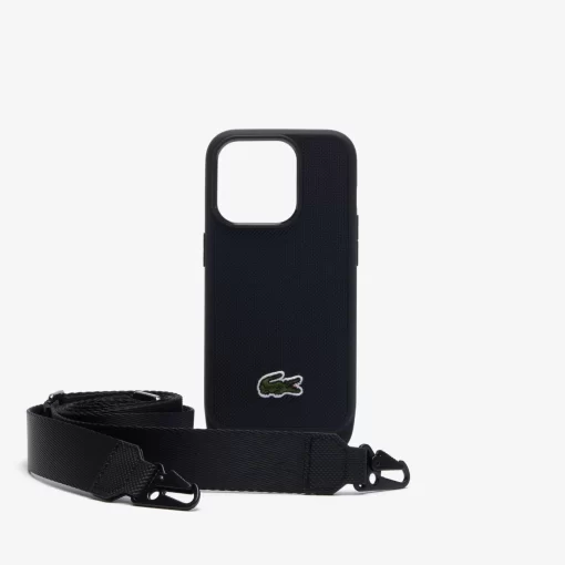 Lacoste Iphone Cases-Croc Embroidery Iphone 15 Pro Case