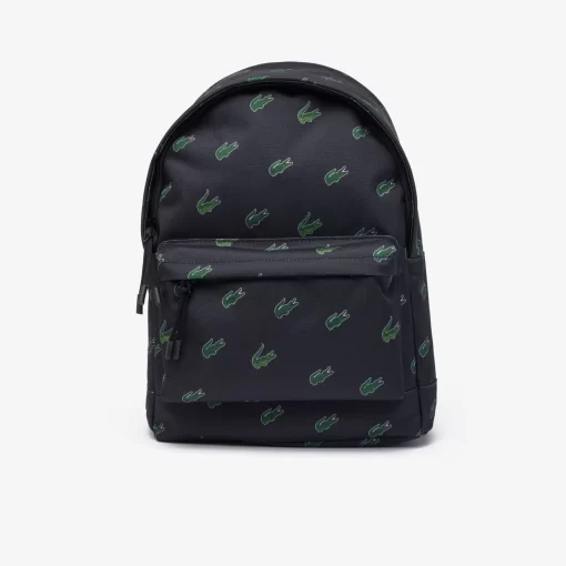 Lacoste Back Pack-Croc Print Backpack