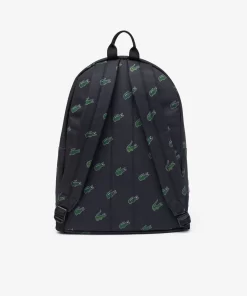 Lacoste Back Pack-Croc Print Backpack