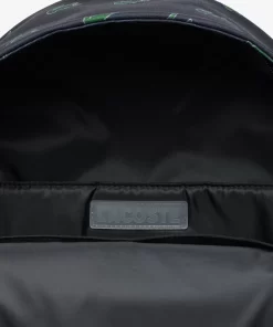 Lacoste Back Pack-Croc Print Backpack