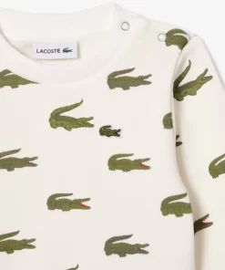 Lacoste Accessories-Croc Print Cotton Pyjamas Gift Set