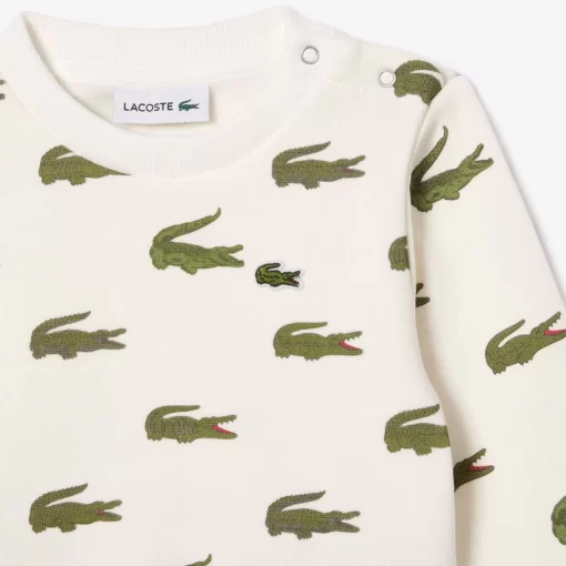 Lacoste Accessories-Croc Print Cotton Pyjamas Gift Set