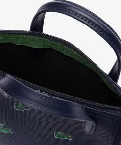 Lacoste Bags-Croc Print Mini Cross-Body Tote