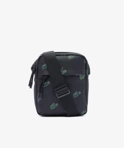 Lacoste Cross Body-Croc Print Satchel