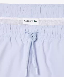 Lacoste Swimwear-Croc Print Swim Trunks