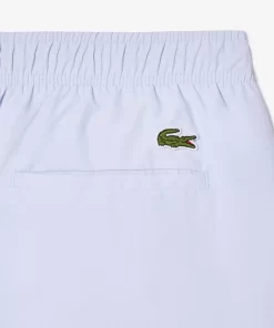 Lacoste Swimwear-Croc Print Swim Trunks