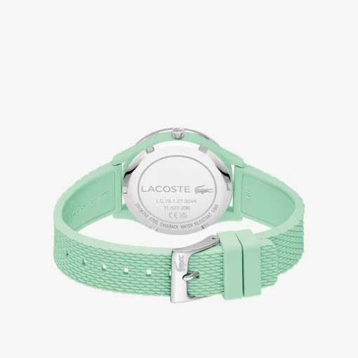 Lacoste Watches-Crocodelle 3 Hands Watch Turquoise Silicone