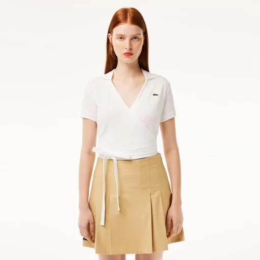 Lacoste Polo Shirts-Crossover Stretch Pique Polo Shirt