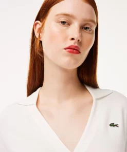 Lacoste Polo Shirts-Crossover Stretch Pique Polo Shirt