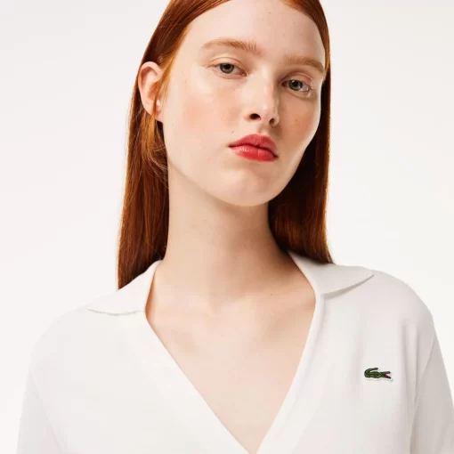 Lacoste Polo Shirts-Crossover Stretch Pique Polo Shirt