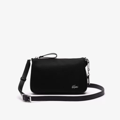 Lacoste Cross Body-Daily Lifestyle Canvas Crossover Purse