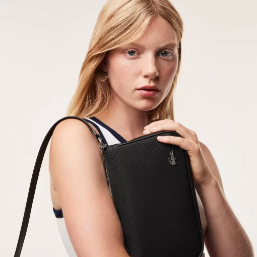 Lacoste Cross Body-Daily Lifestyle Canvas Crossover Purse