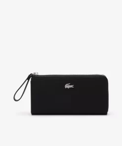 Lacoste Wallets & Small Leather Goods-Daily Lifestyle Canvas Zipped Billfold