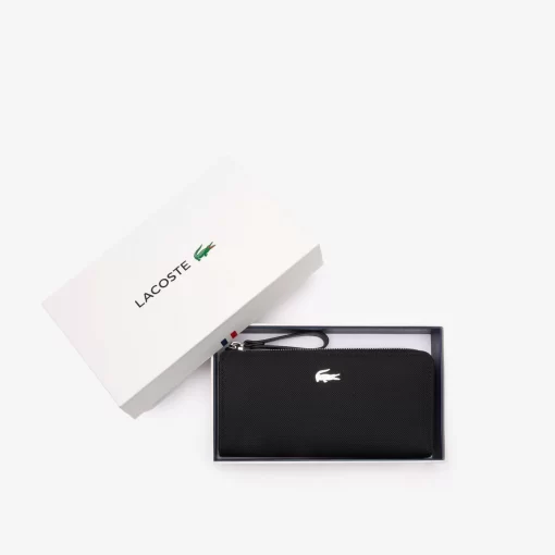 Lacoste Wallets & Small Leather Goods-Daily Lifestyle Canvas Zipped Billfold