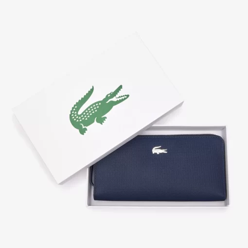 Lacoste Wallets & Small Leather Goods-Daily Lifestyle Canvas Zipped Billfold