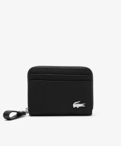 Lacoste Wallets & Small Leather Goods-Daily Lifestyle Canvas Zipped Coin Purse