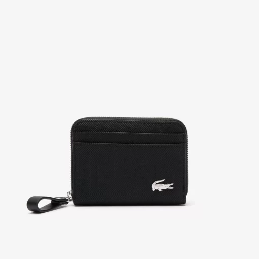 Lacoste Wallets & Small Leather Goods-Daily Lifestyle Canvas Zipped Coin Purse