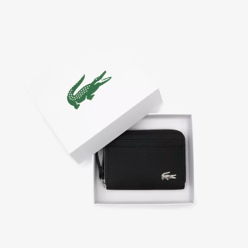 Lacoste Wallets & Small Leather Goods-Daily Lifestyle Canvas Zipped Coin Purse