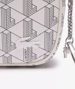 Lacoste Cross Body-Daily Lifestyle Monogram Slim Crossover Bag