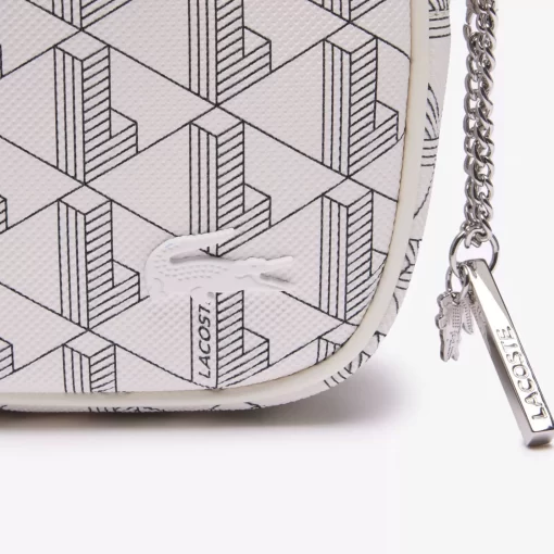 Lacoste Cross Body-Daily Lifestyle Monogram Slim Crossover Bag