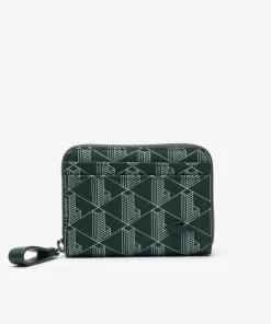 Lacoste Wallets & Small Leather Goods-Daily Lifestyle Monogram Zipped Coin Purse