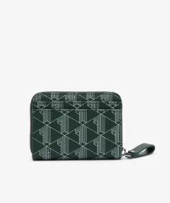 Lacoste Wallets & Small Leather Goods-Daily Lifestyle Monogram Zipped Coin Purse