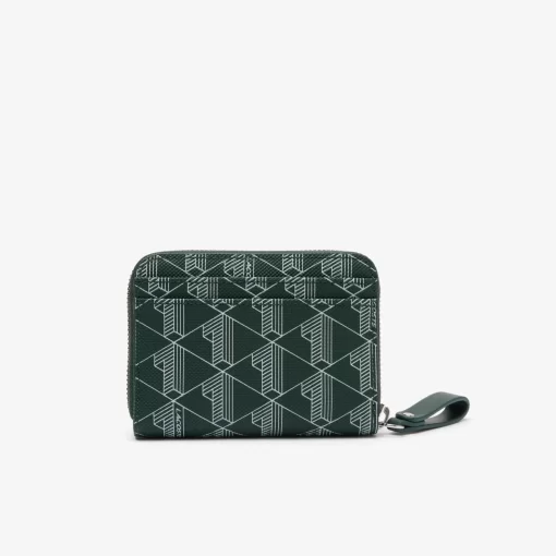 Lacoste Wallets & Small Leather Goods-Daily Lifestyle Monogram Zipped Coin Purse