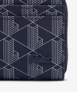 Lacoste Wallets & Small Leather Goods-Daily Lifestyle Monogram Zipped Coin Purse