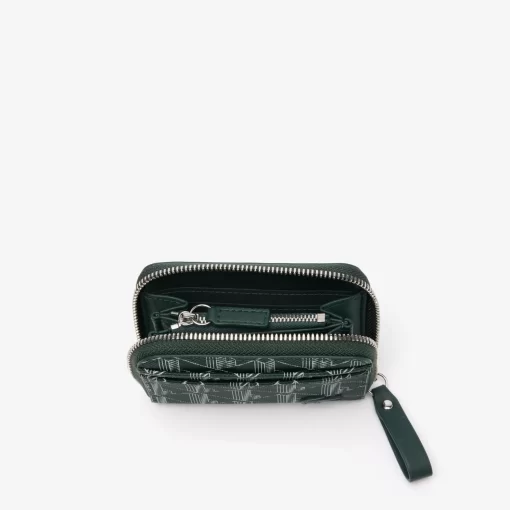 Lacoste Wallets & Small Leather Goods-Daily Lifestyle Monogram Zipped Coin Purse