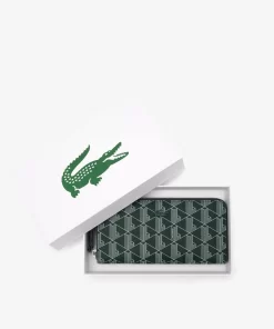 Lacoste Wallets & Small Leather Goods-Daily Lifestyle Women'S Monogram Print Zip Wallet