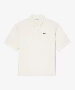 Lacoste Polo Shirts-Double Sided Cotton Pique Oversized Polo Shirt