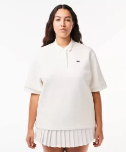 Lacoste Polo Shirts-Double Sided Cotton Pique Oversized Polo Shirt