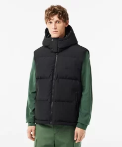 Lacoste Jackets & Coats-Down Gilet With Quilted Crocodile