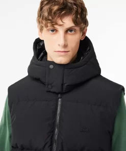 Lacoste Jackets & Coats-Down Gilet With Quilted Crocodile