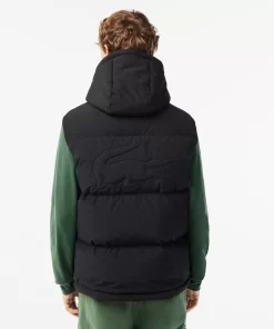 Lacoste Jackets & Coats-Down Gilet With Quilted Crocodile